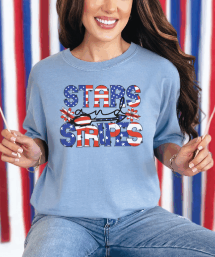 Stars & Stripes Tee – USA Arrow Graphic