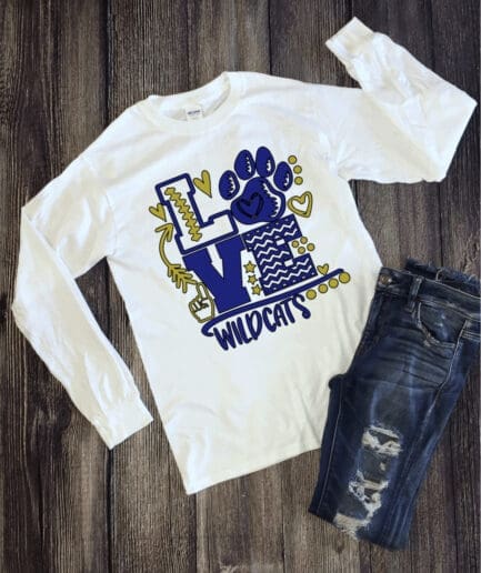 Love Wildcats (Stacked)