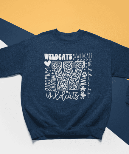 Wildcat Typography Collage