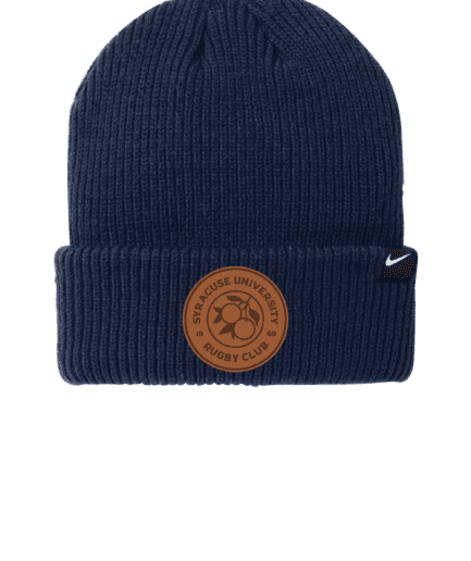 Syracuse Leather Patch Nike Cuffed Beanie $33