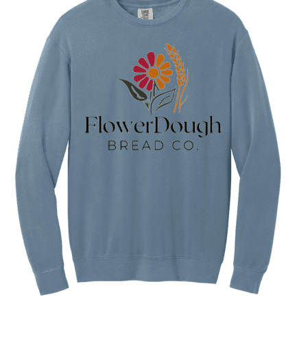 Flower Dough Bread Co.  - Comfort Colors Lightweight Crewneck Sweatshirt