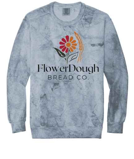 Flower Dough Bread Co.  - Comfort Colors Color Blast Crewneck Sweatshirt