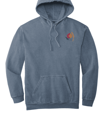 Flower Dough Bread Co.  - Comfort Colors  Ring Spun Hooded Sweatshirt