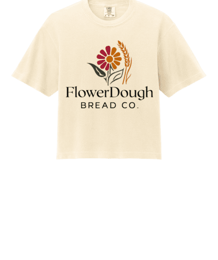 Flower Dough Bread Co.  - Comfort Colors Women's Boxy Tee